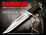 RAMBO III Silvester Stallone Signature Knife - Black