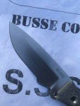 Busse Combat RAD Knife with Black Micarta Handle