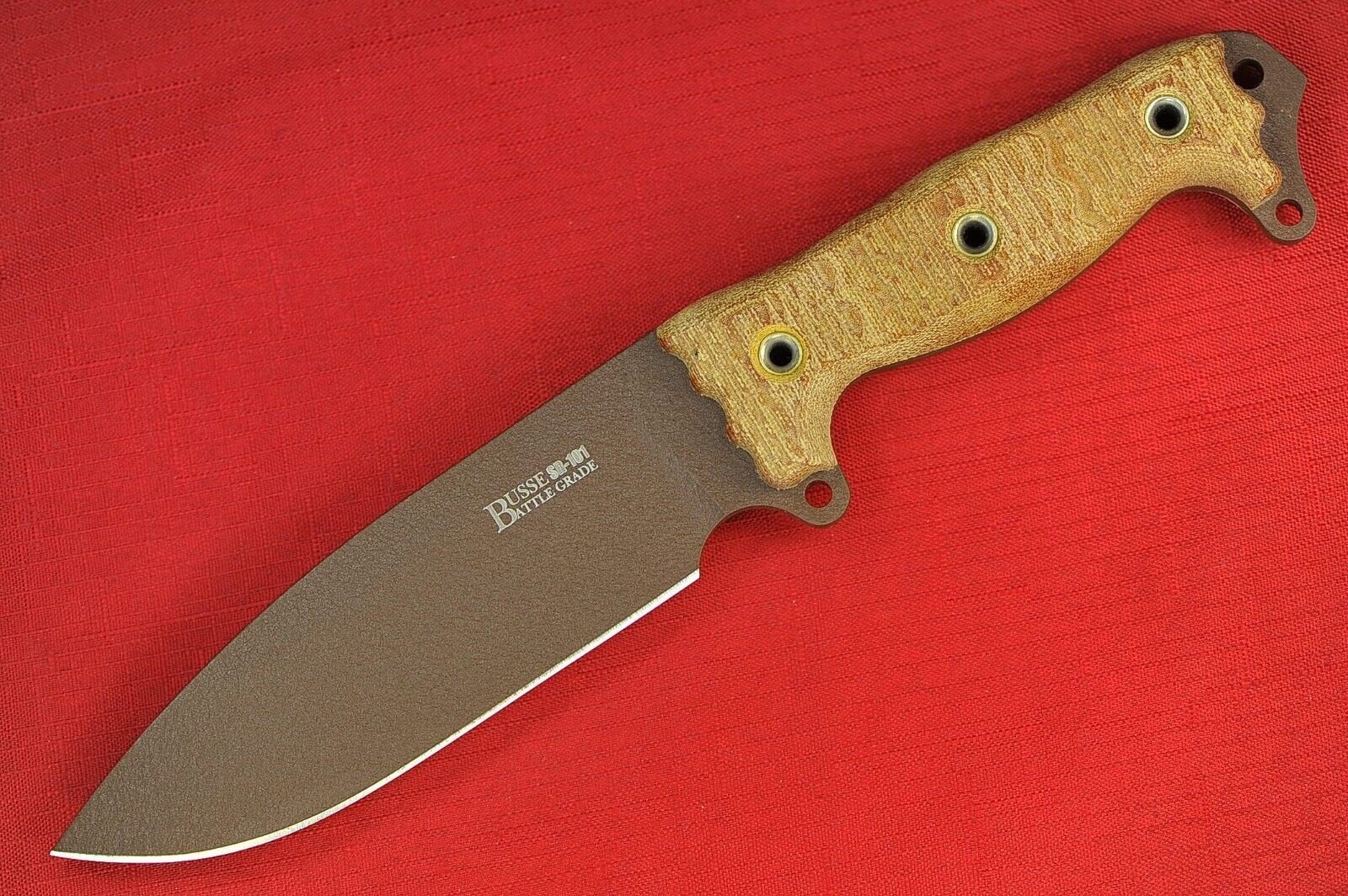 Busse Combat ASH1 Battle Grade Knife - Earth Brown