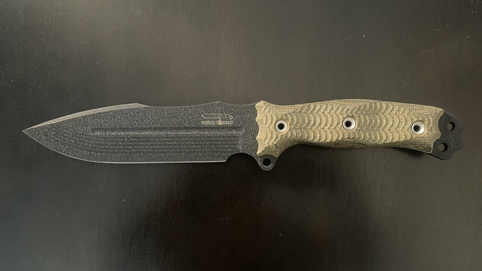 Busse Combat Hell Razor INFI Steel Knife with Micarta