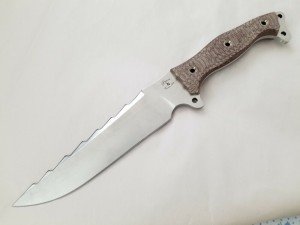 Boar Toothed Fury Variant Knife - Tan Canvas