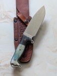 Busse Combat FAT ASH1 Knife with Giraffe Handle