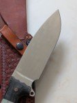 Busse Combat FAT ASH1 Knife with Giraffe Handle