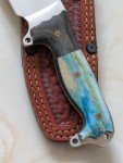 Busse Combat FAT ASH1 Knife with Giraffe Handle