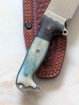 Busse Combat FAT ASH1 Knife with Giraffe Handle