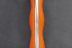 Busse Custom Triceratops Knife - Orange/Black G10 Handle