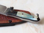 Busse Combat FAT ASH1 Knife with Giraffe Handle