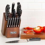 Viking 17-Piece Cutlery Set with Walnut Block