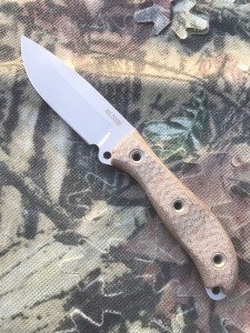 Busse Combat RAD Knife with Tan Micarta Handle