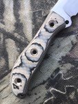 Busse Combat RAD Satin Finish Black & Tan Knife