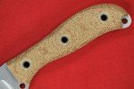 Busse Combat Mountain Duty Knife - Tan Canvas