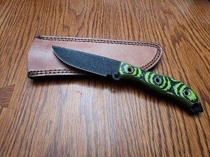 Busse Mean Street Radio Active Green Knife