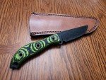 Busse Mean Street Radio Active Green Knife