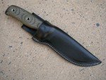 BUSSE Combat BT6 Bowie Knife with Leather Sheath