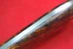 Busse Custom Boss Street Blade with Curly Oak Handle