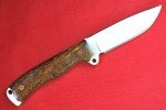 Busse Custom Boss Street Blade with Curly Oak Handle