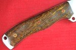 Busse Custom Boss Street Blade with Curly Oak Handle