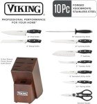 Viking 10-Piece Forged Stainless Steel Knife Set