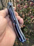 Grimsmo Norseman #5753 Blue Titanium Knife