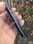 Grimsmo Norseman #5753 Blue Titanium Knife