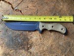 Swamp Rat Infi Ratweiler Knife with Micarta Handle