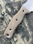 SwampRat SR-77 SawManDu with Green Micarta Handle