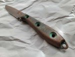 Busse Custom Elmax Steak Knife with Aged Bronze Finish
