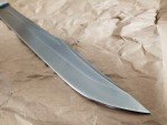 Busse F-16 Competition Knife with Layered Micarta