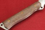 Busse Custom Pork Shank Knife with Maple Handle
