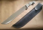 Busse Custom Shop MOAB Bowie Knife - Tan/Black