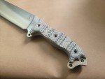 Busse Custom Shop MOAB Bowie Knife - Tan/Black