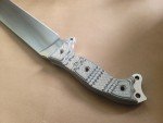 Busse Custom Shop MOAB Bowie Knife - Tan/Black