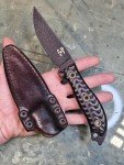 Busse Combat Meaner Street Custom Blacked Out Knife