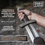 Norseman Handforged Viking Sword with Leather Scabbard