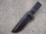 Team Gemini 14 Knife with Custom Leather Sheath