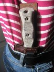 Team Gemini 14 Knife with Custom Leather Sheath
