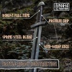 Norseman Handforged Viking Sword with Leather Scabbard