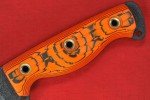 Busse Son of Badger Knife - Black & Orange