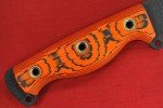 Busse Son of Badger Knife - Black & Orange