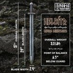 Norseman Handforged Viking Sword with Leather Scabbard
