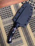 Busse Custom War Train Knife - Buffalo Horn & G-10