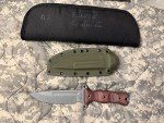Busse A2 Gemini M Swedge Hammered Knife