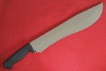 Busse Combat Bolo Knife with Black Resiprene Handle
