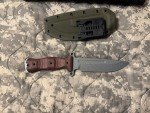 Busse A2 Gemini M Swedge Hammered Knife