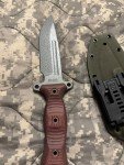Busse A2 Gemini M Swedge Hammered Knife