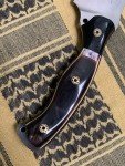 Busse Custom War Train Knife - Buffalo Horn & G-10