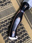 Busse Custom War Train Knife - Buffalo Horn & G-10