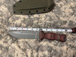Busse A2 Gemini M Swedge Hammered Knife