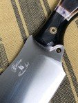 Busse Custom War Train Knife - Buffalo Horn & G-10