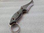 Busse Custom Triceratops Knife, Stonewashed Finish